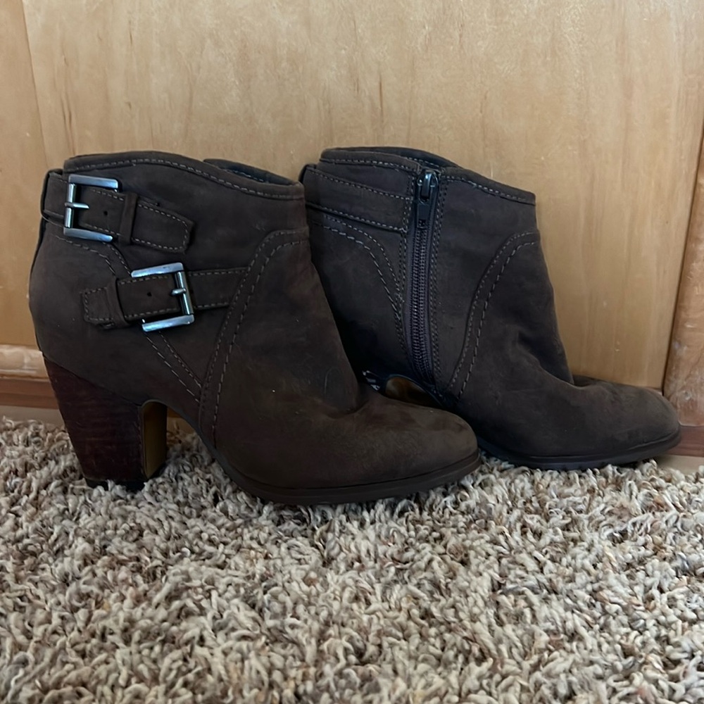 Brown booties